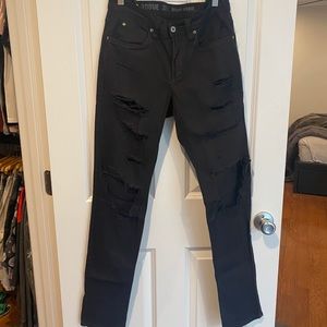 Rogue Skinny Tapered Destroyed Jeans - Never worn